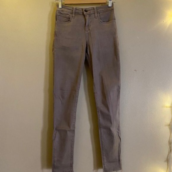 Joe's The Icon Mid Rise Skinny Ankle Jean in Beige - Picture 2 of 3